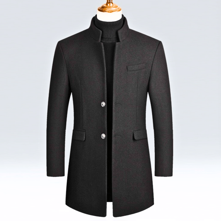 Molvana - Imperial Tailored Wool Coat - 14:200004890#Black;5:361385#L 55 - 65 KG