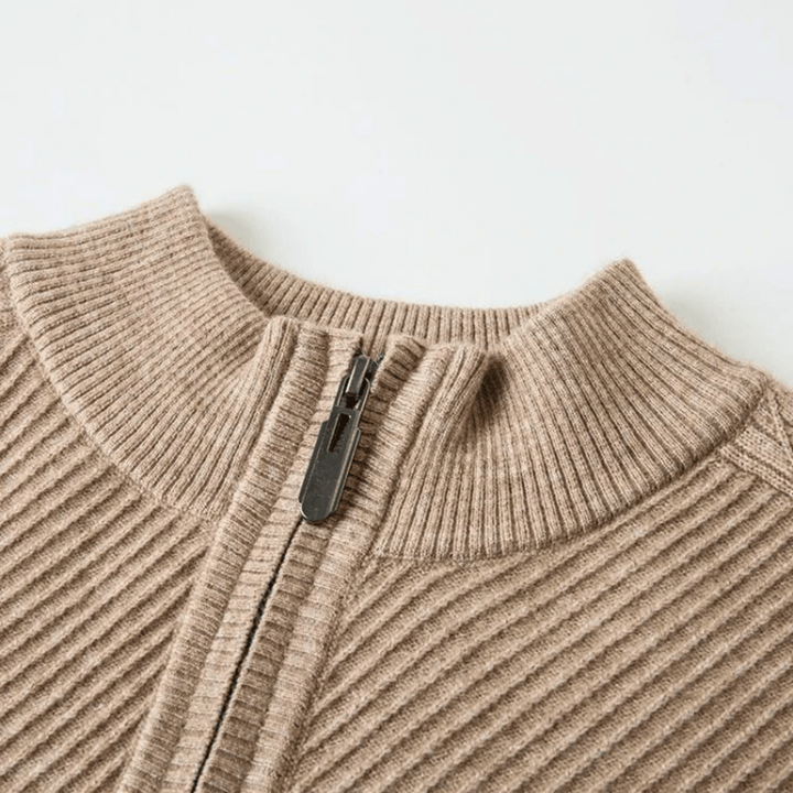 Molvana - SmartWear Quarter - Zip Sweater - 14:350853#light green;5:361386#M - fits 50 - 57kg