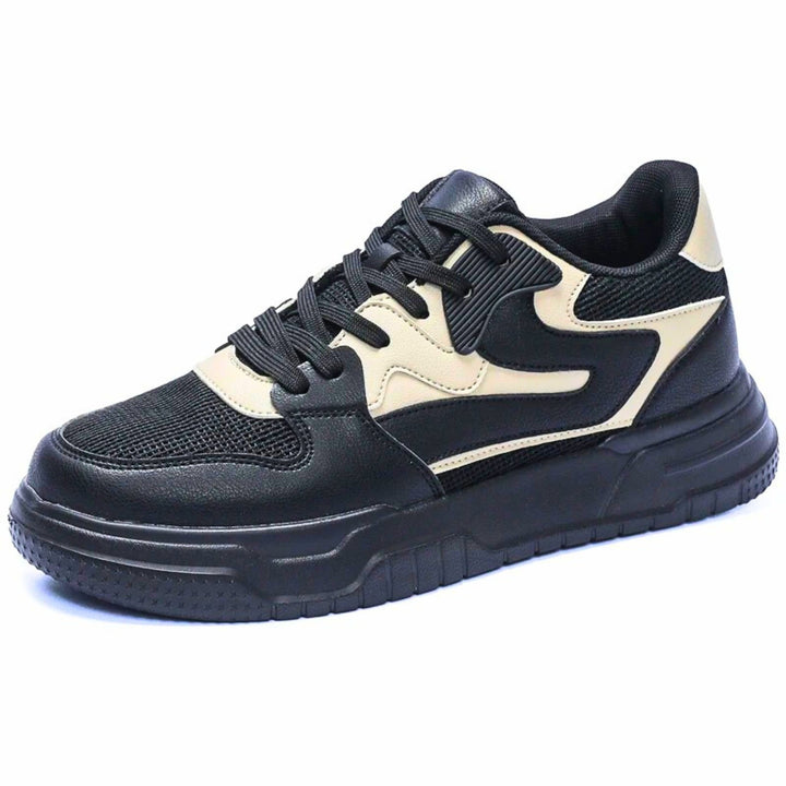 Molvana - UrbanStyle Leather Sneaker - 14:193#Black;200000124:200000902
